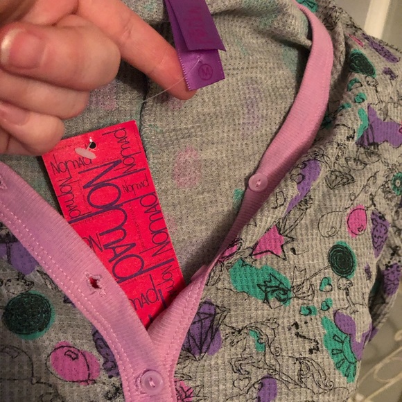 Nomad Loungewear Shorts Romper (Sz M) - Picture 4 of 4